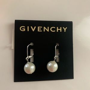 Givenchy pearl drop earrings